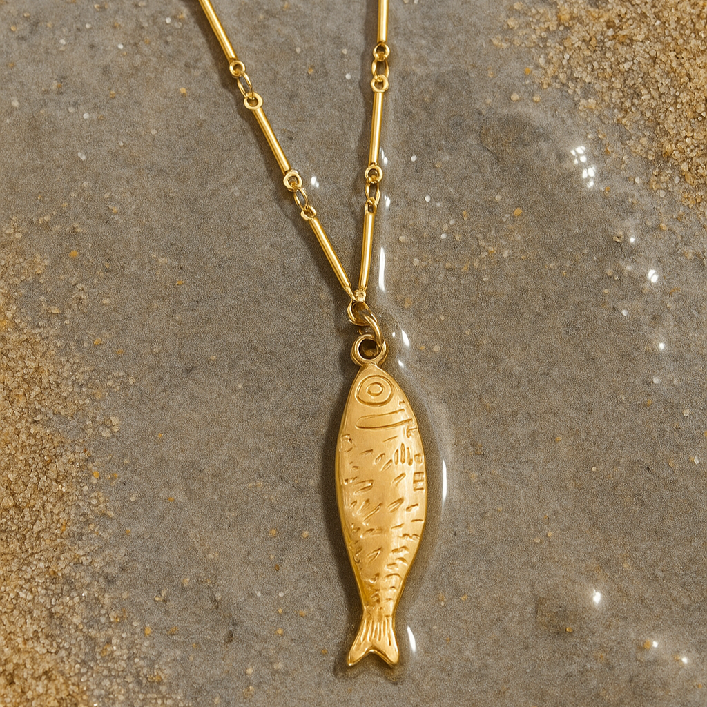 Adoni Fish Pendant Necklace