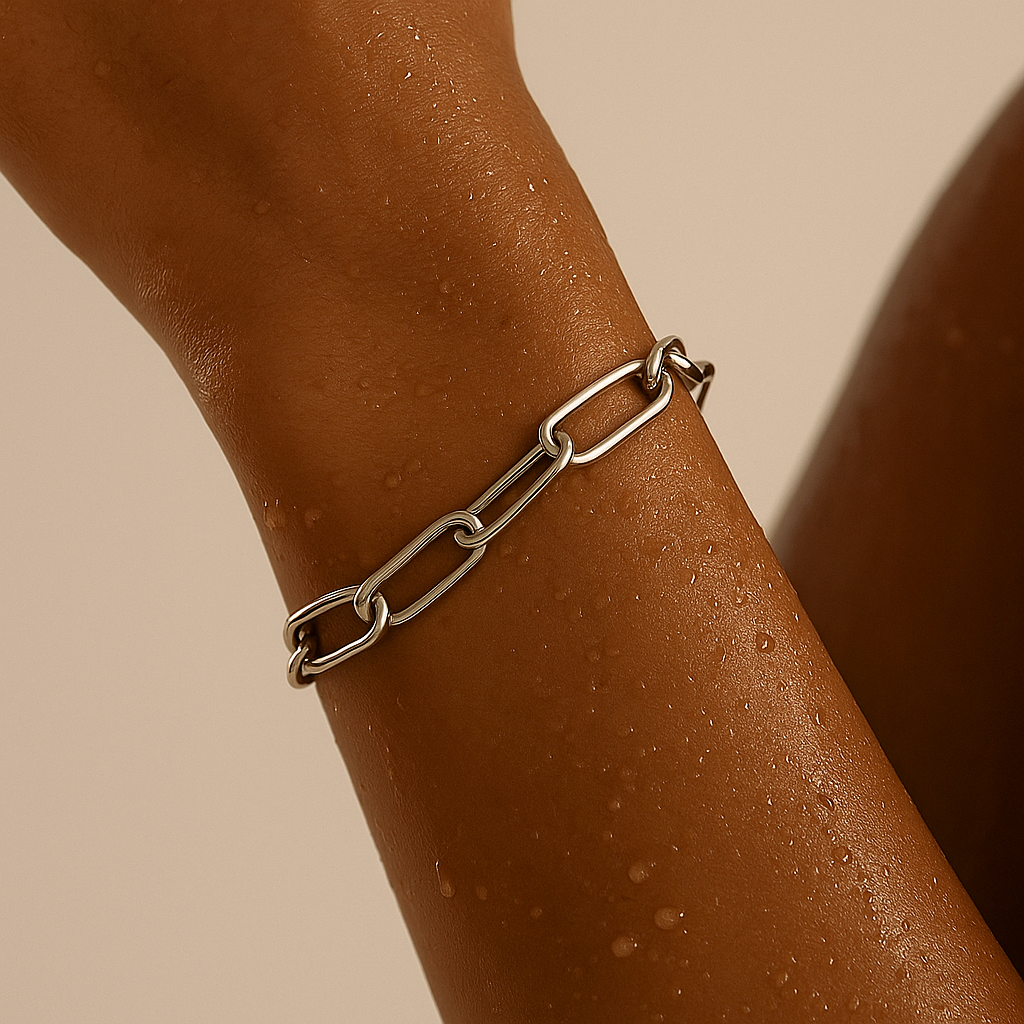 Carla Paper Clip Chain Bracelet