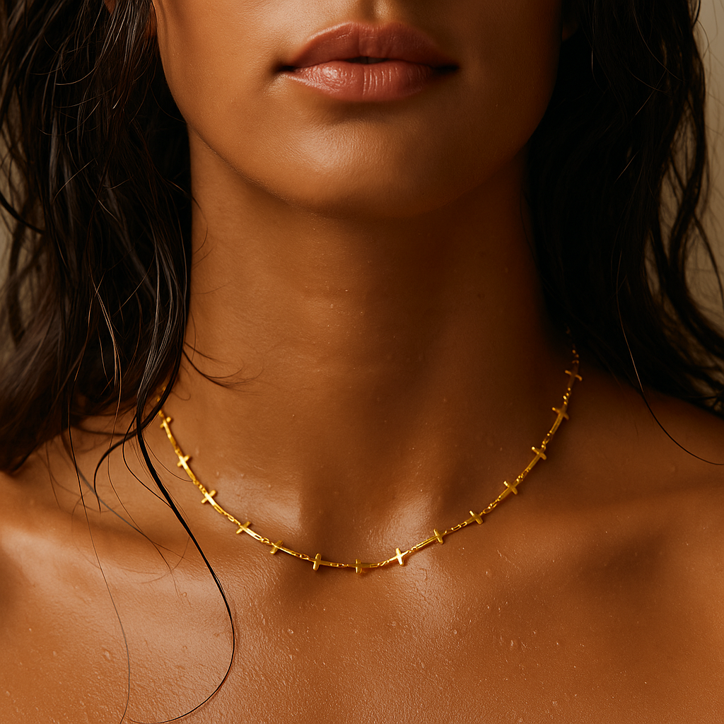 Kennedy Cross Chain Necklace