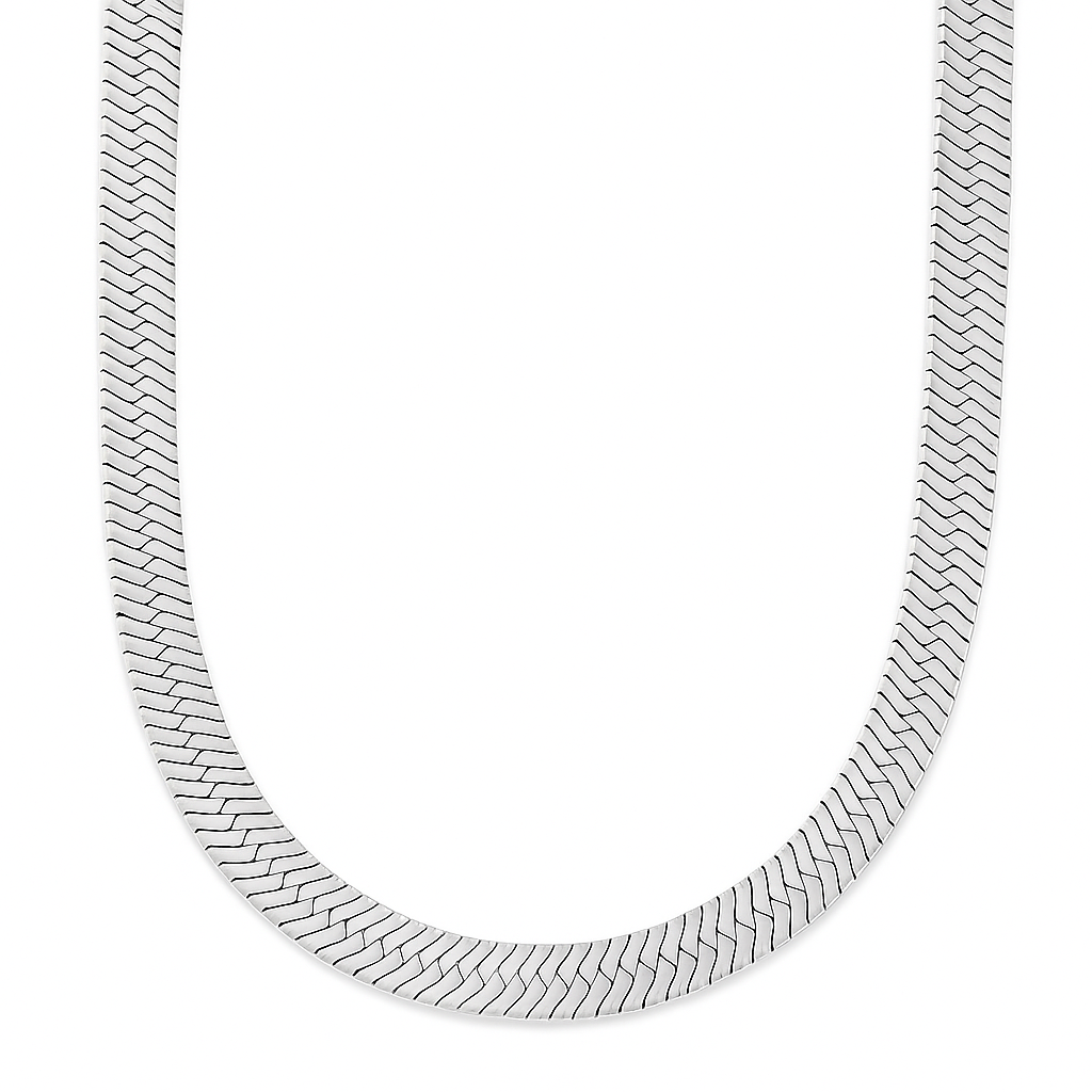 Paola Herringbone Chain Necklace