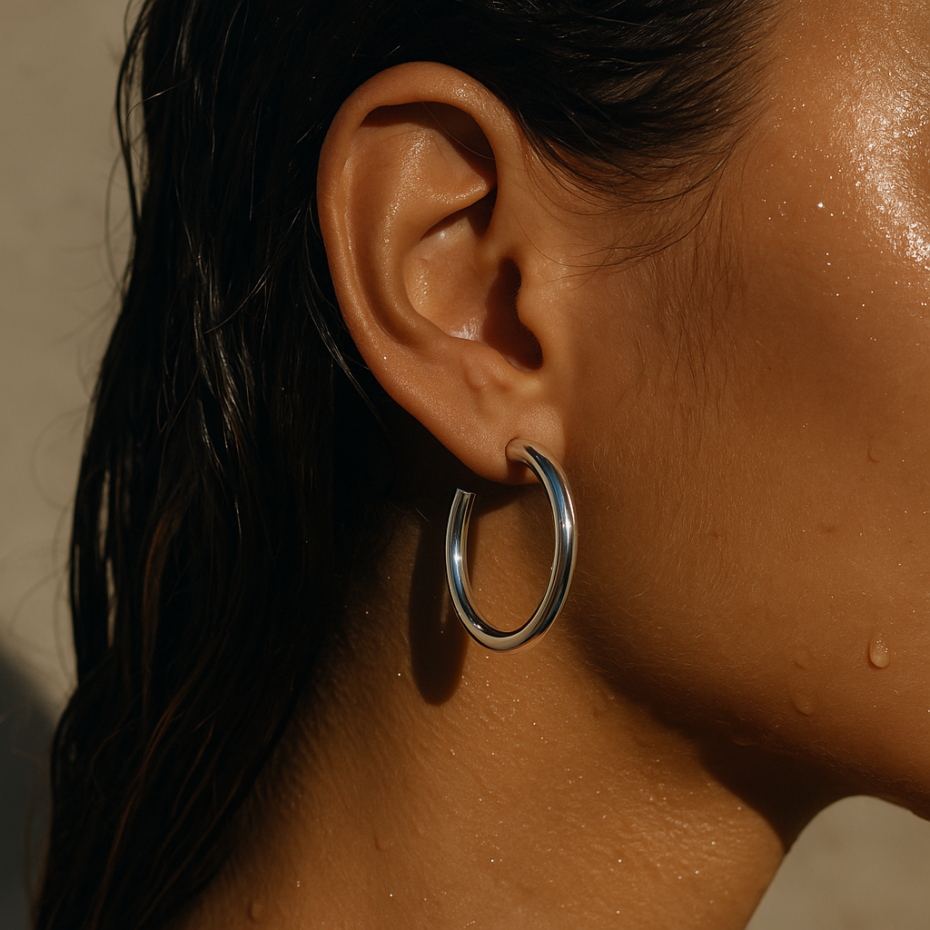 Flora Large Hoop Earring