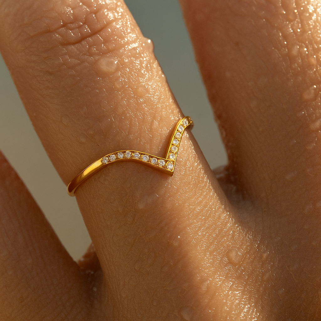 Hadley Dainty Wishbone Ring