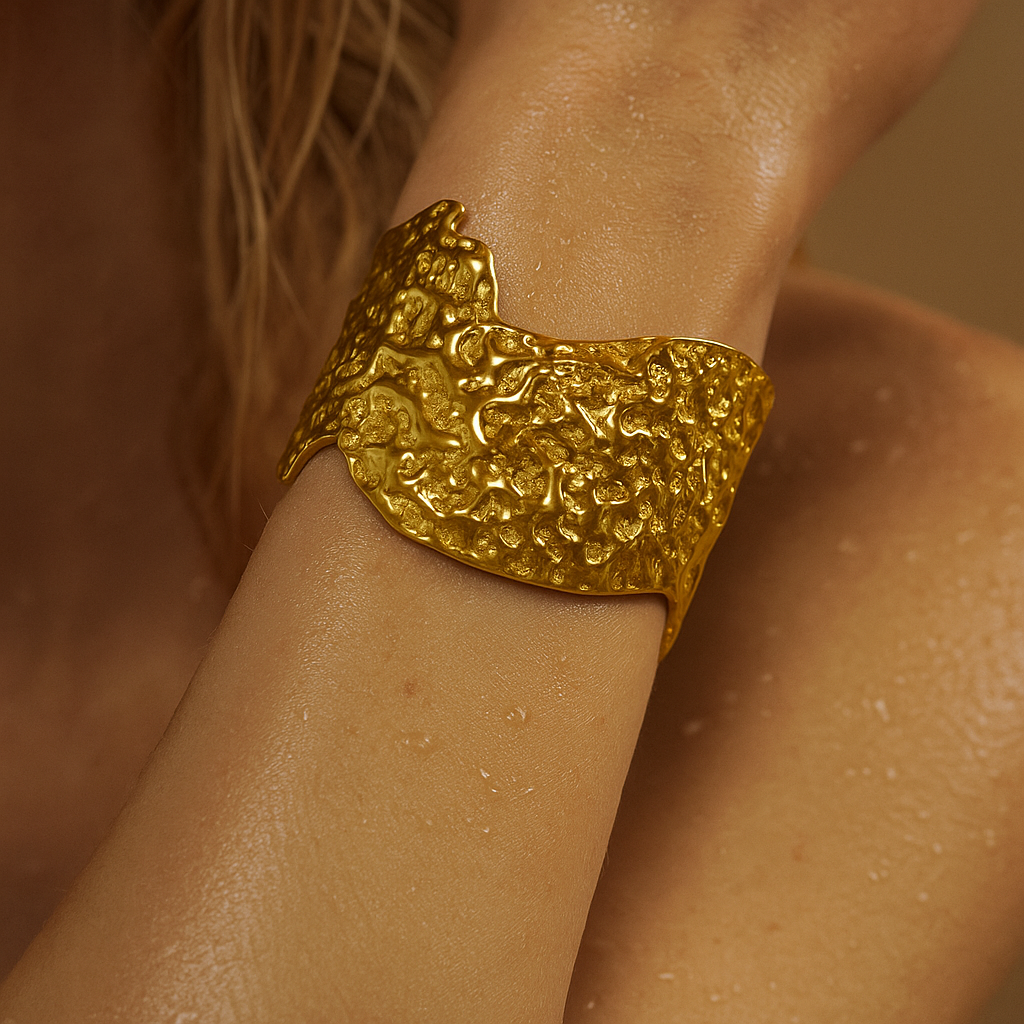 Tabitha Hammered Cuff Bracelet