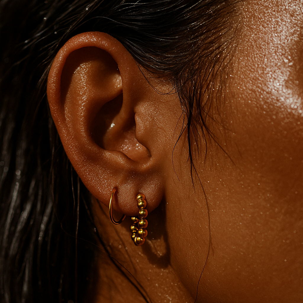 Annie Spiral Beaded Earring