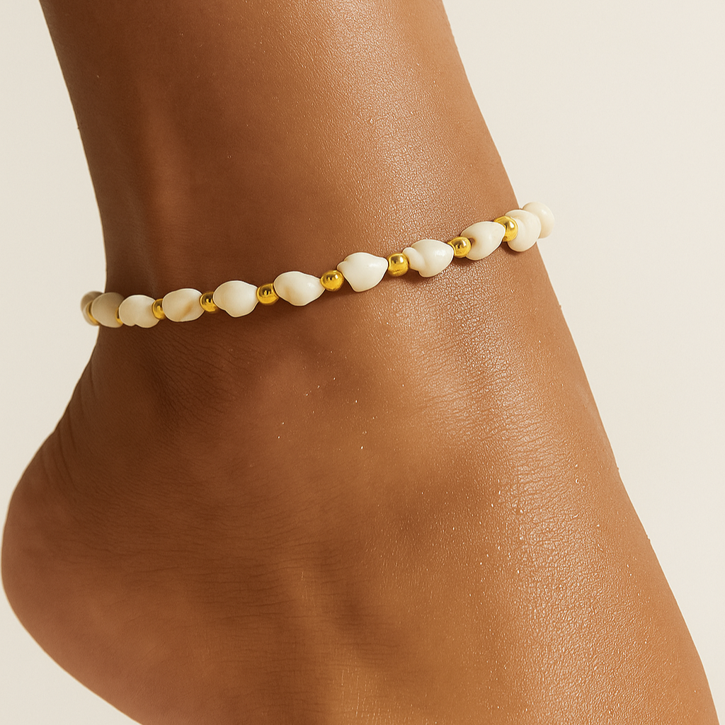 Regis Shell Anklet