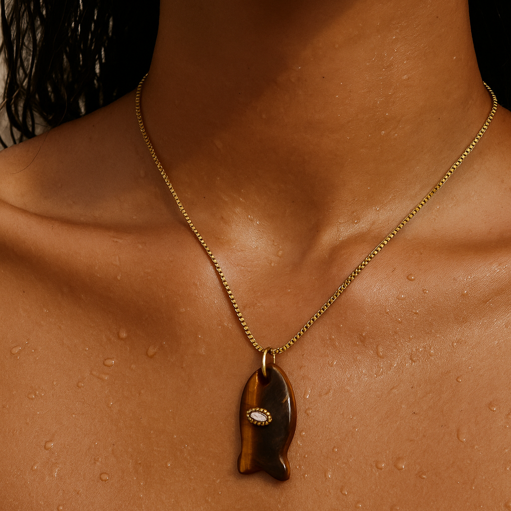 Eden Fish Pendant Necklace