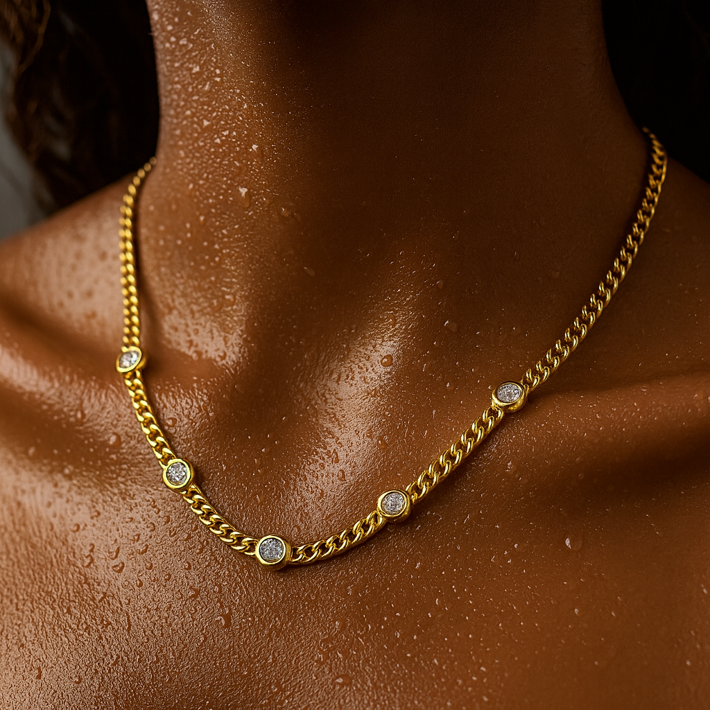 Ellery Bezel Chain Necklace