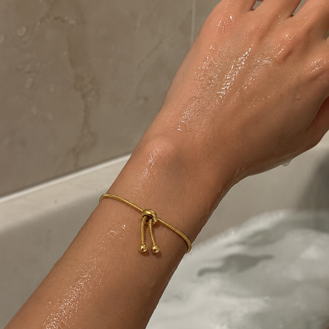 Lourdes Round Snake Chain Bracelet