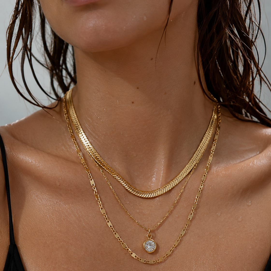 Roya Layered Chain Necklace