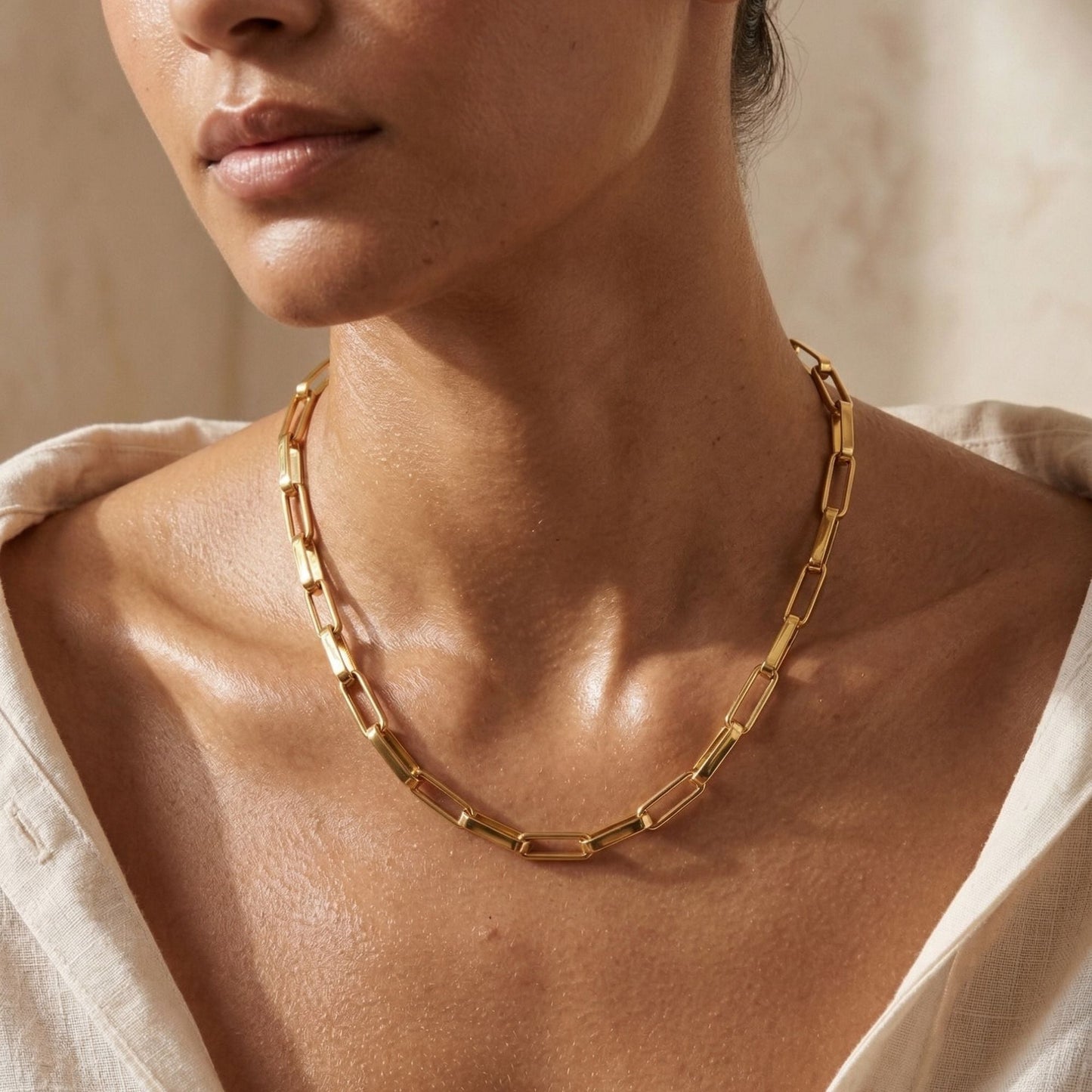 Julia Elongated Chain Necklace