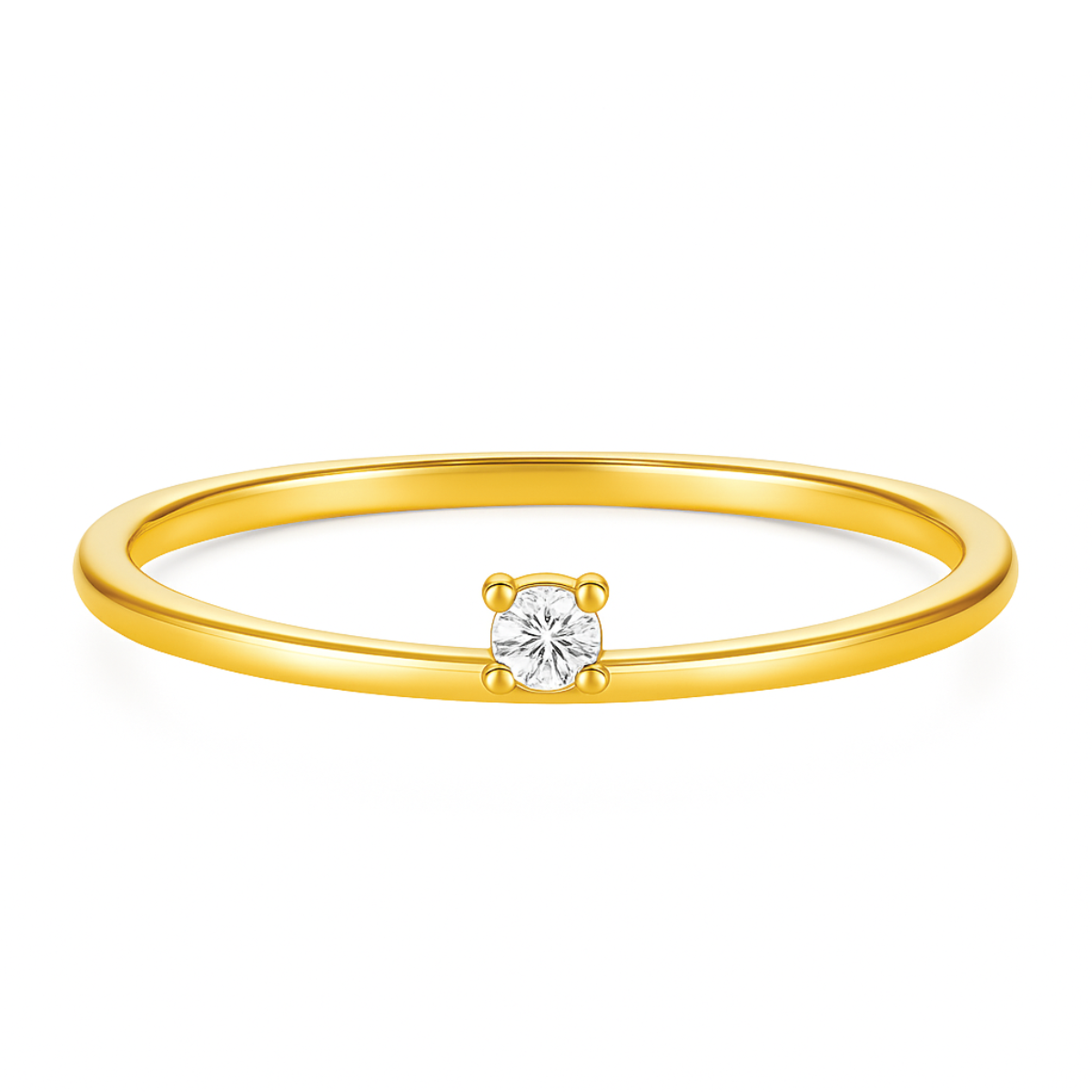 Rae Unilateral Solitaire Ring