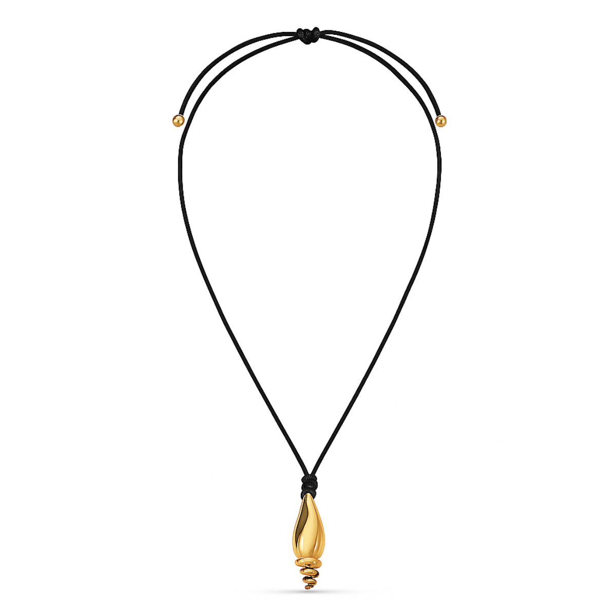 Amaya Oversized Shell Cord Necklace