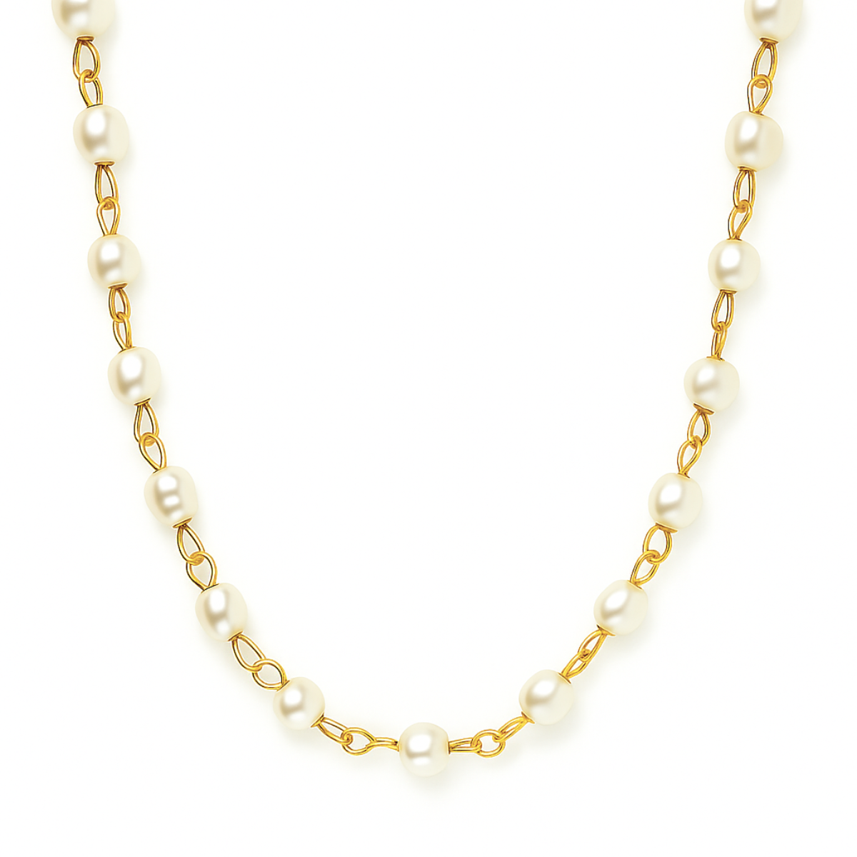 Sheena Dainty Pearl Choker Necklace