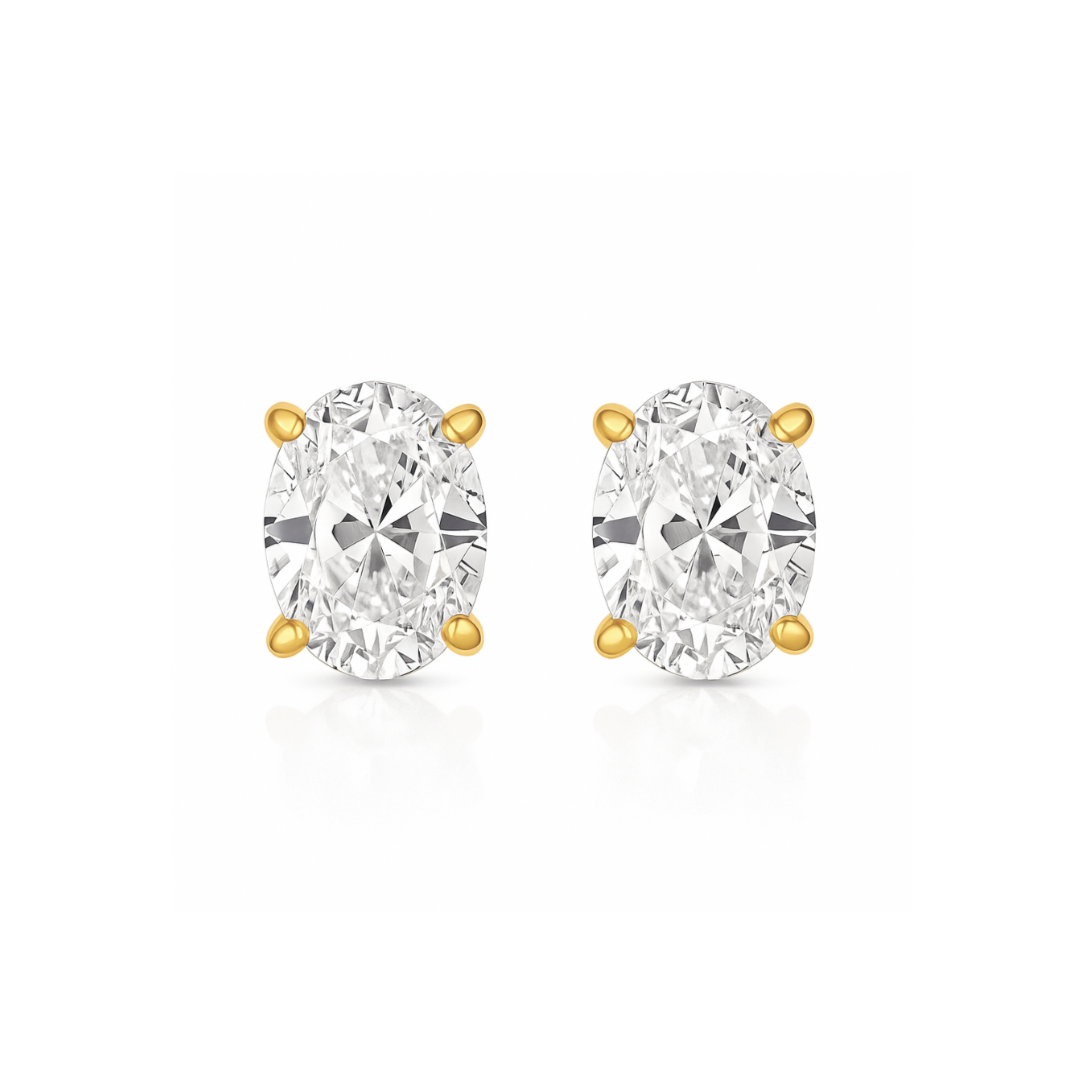 Mylah Oval Stud Earring
