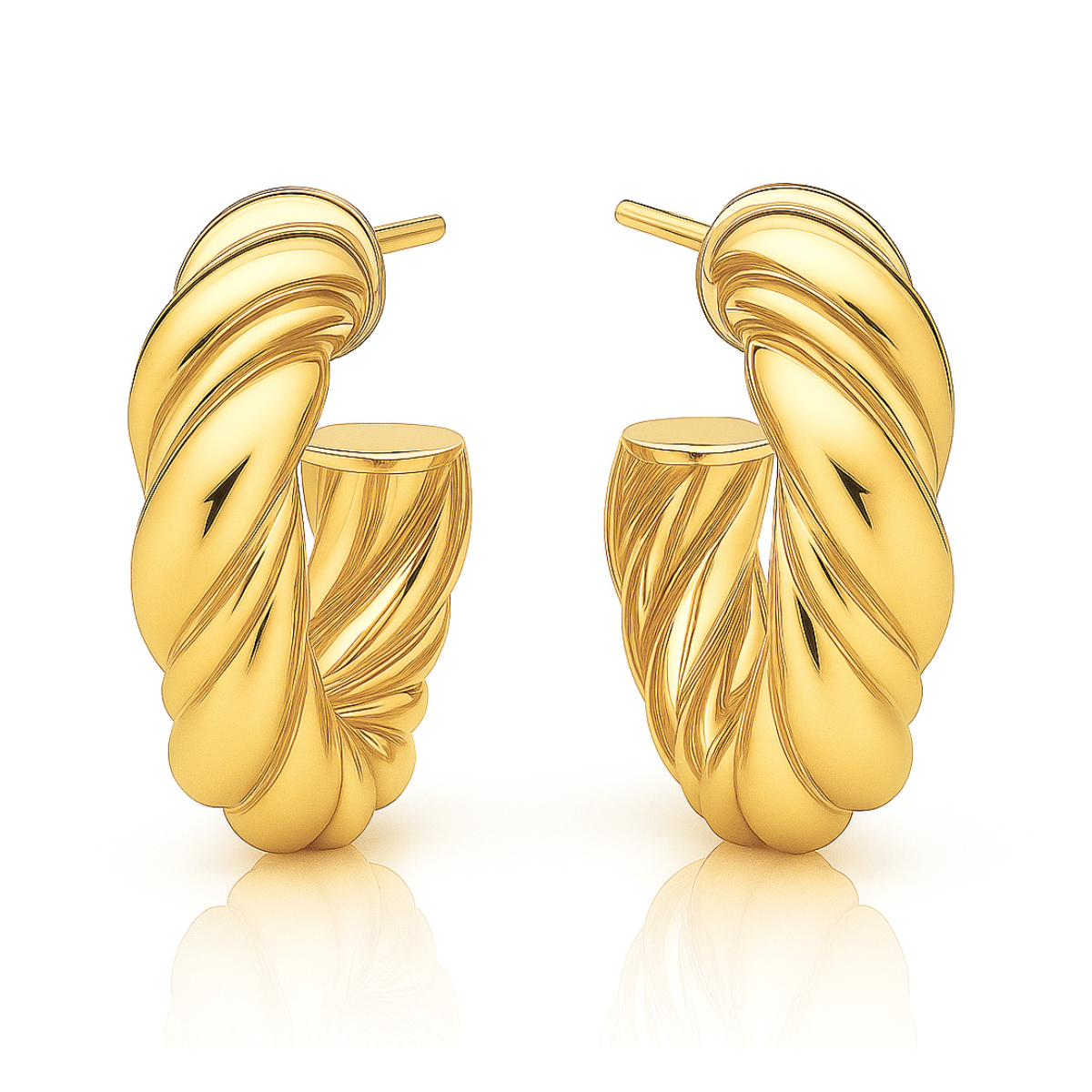 Saige Twist Mini Hoop Earring