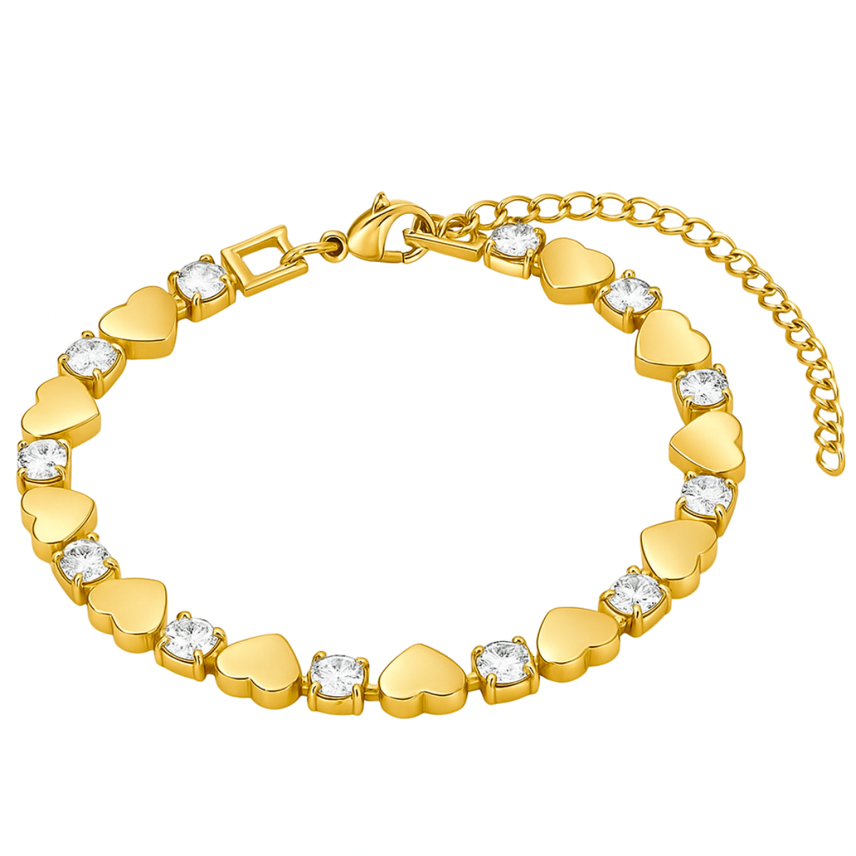 Jules Heart Chain Bracelet