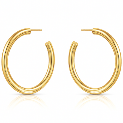 Flora Large Hoop Earring