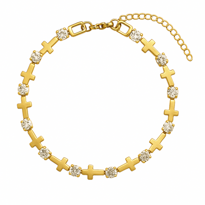 Axton Cross Chain Bracelet