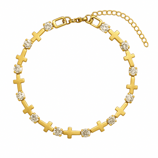 Axton Cross Chain Bracelet