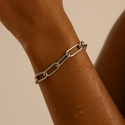 Carla Paper Clip Chain Bracelet