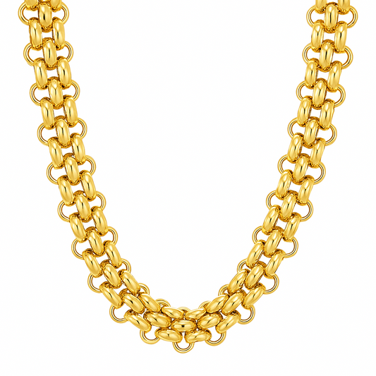 Rosalinda Chunky Chain Toggle Necklace