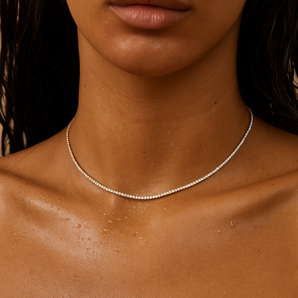 Camden Tennis Choker Necklace