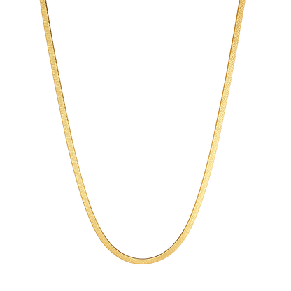 Desi Herringbone Chain Necklace