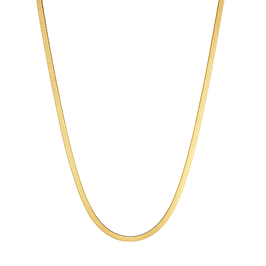 Desi Herringbone Chain Necklace