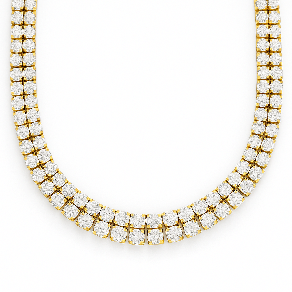 Rosie Double Tennis Choker Necklace