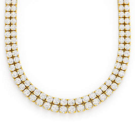 Rosie Double Tennis Choker Necklace