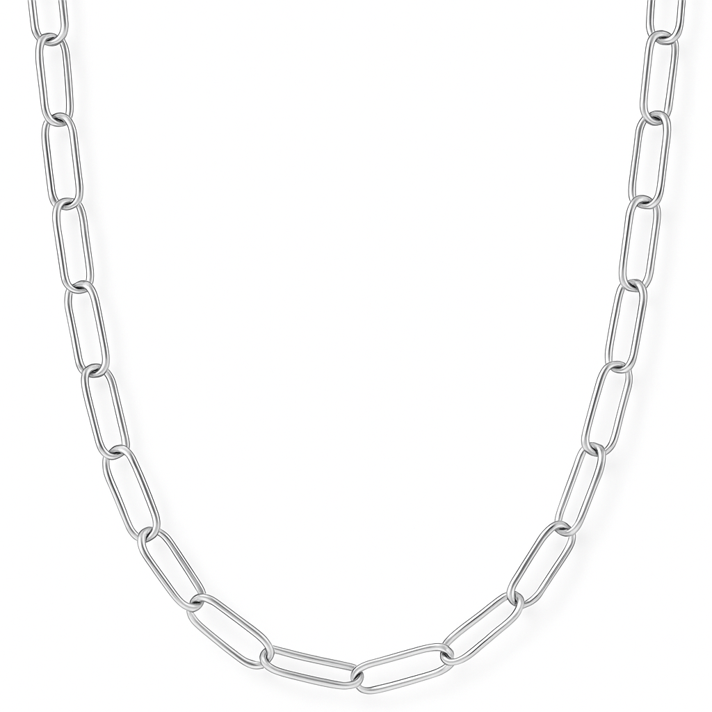 Jayden Paper Clip Chain Necklace
