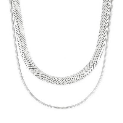 Cassia Double Chain Necklace