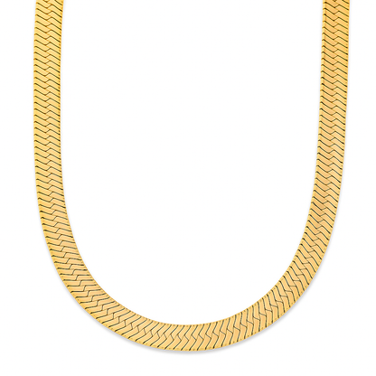 Paola Herringbone Chain Necklace