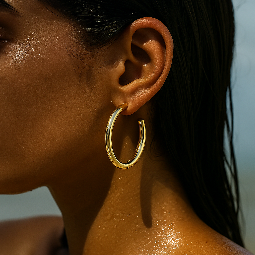 Flora Large Hoop Earring