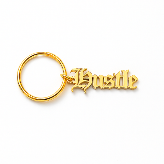 Hustle Charm Keychain