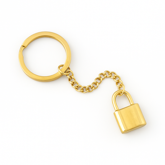Lock Charm Keychain