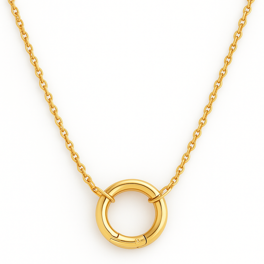 Arabella Rolo Chain Push Clasp Necklace