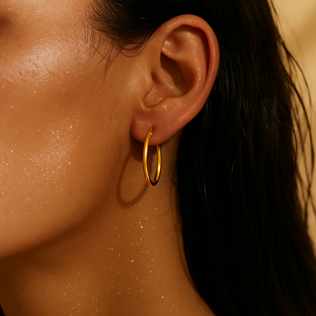 Laurette Medium Hoop Earring
