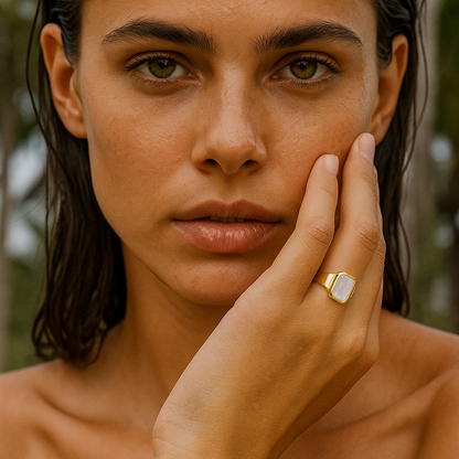 Twila Mother Of Pearl Ring