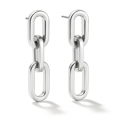 Gage Oversized Link Earring
