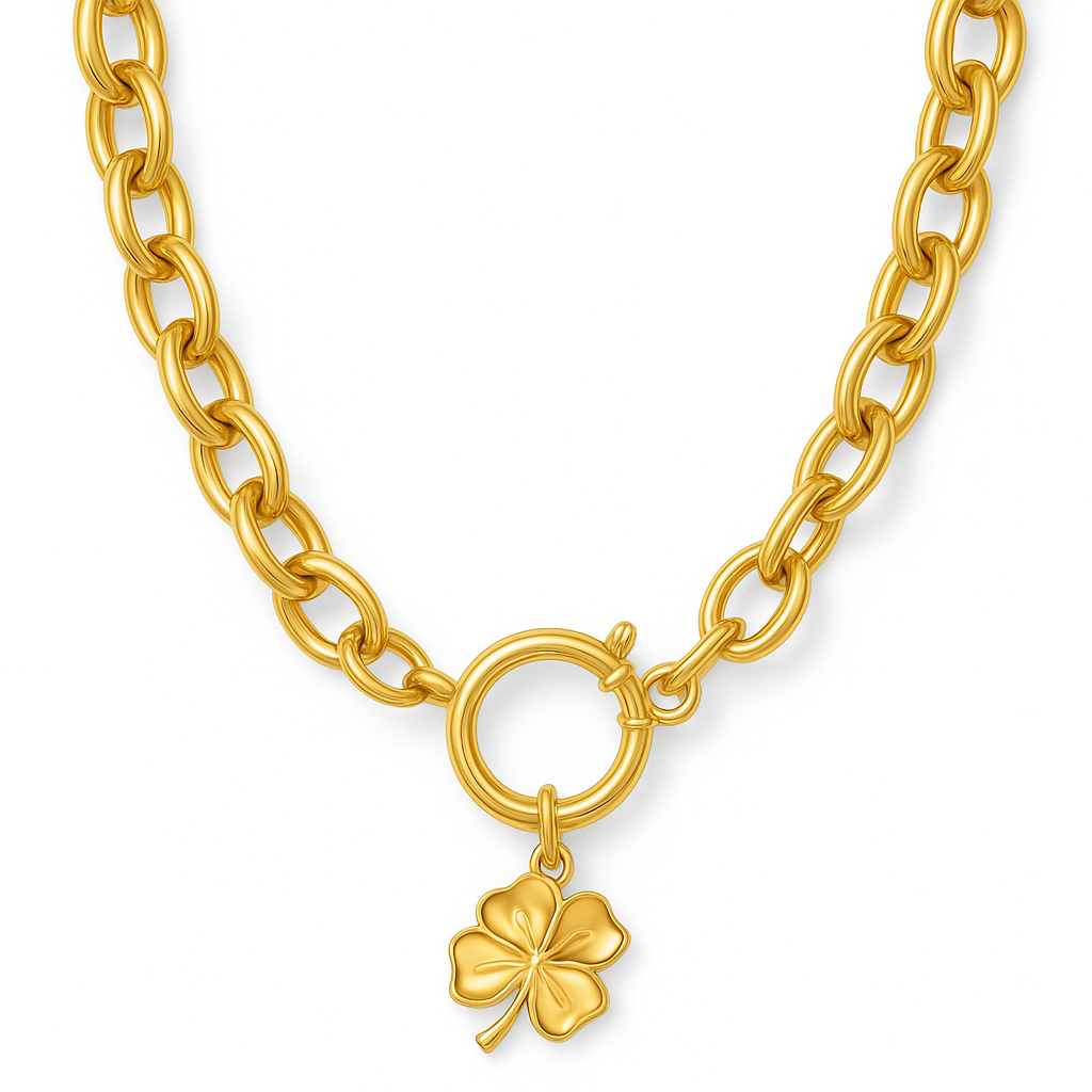 Madeline Four Leaf Clover Charm