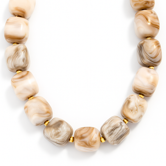 Uma Oversized Beaded Necklace