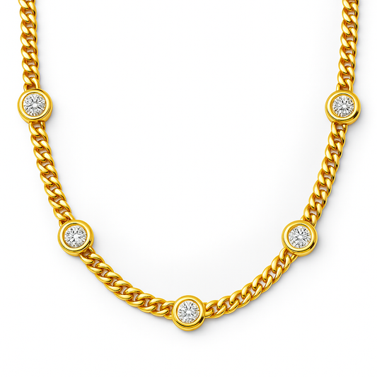 Ellery Bezel Chain Necklace