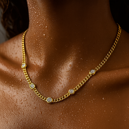 Ellery Bezel Chain Necklace