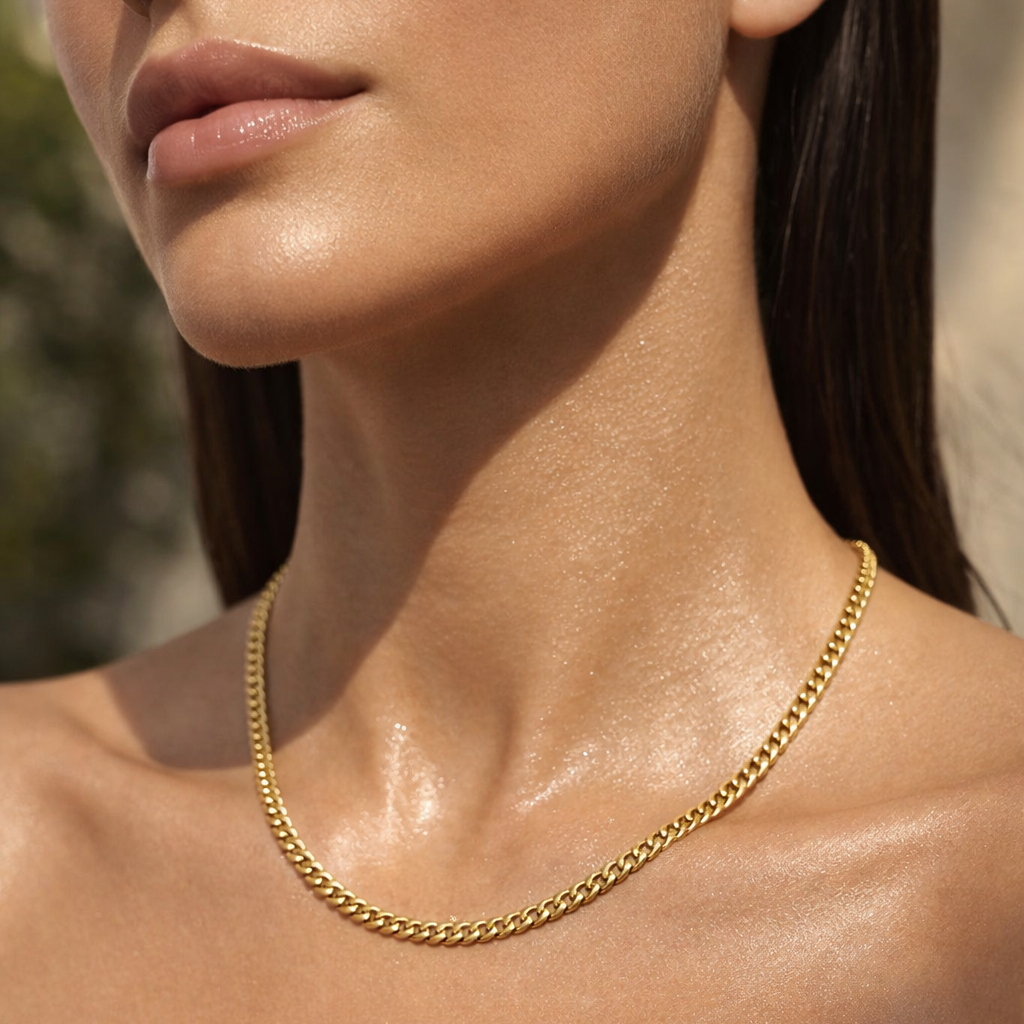 Adhara Cuban Chain Necklace