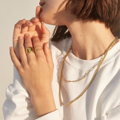 Jayden Paper Clip Chain Necklace