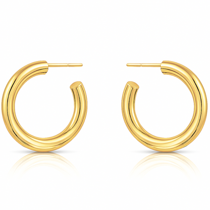 Flora Medium Hoop Earring