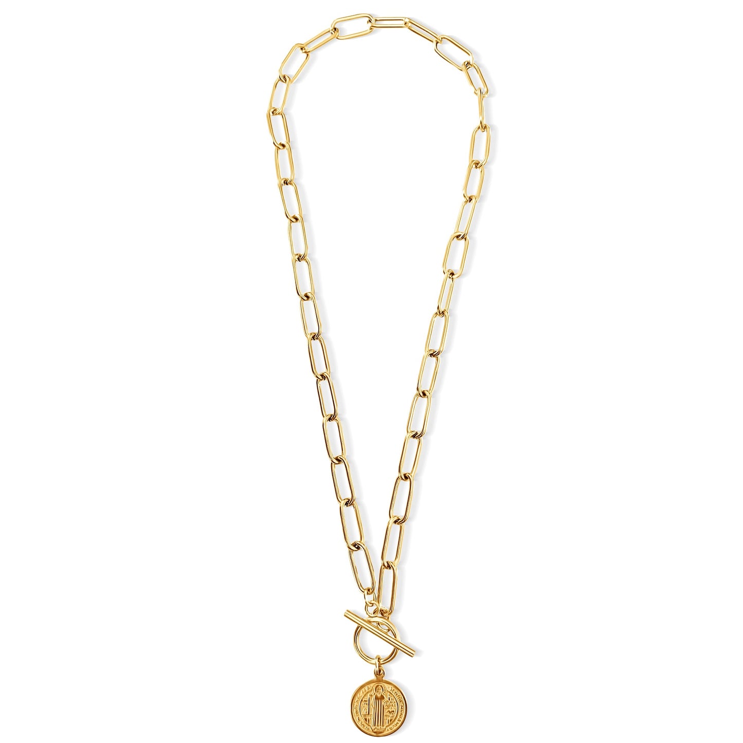Ellie Vail Rowan Toggle Chain Coin Necklace