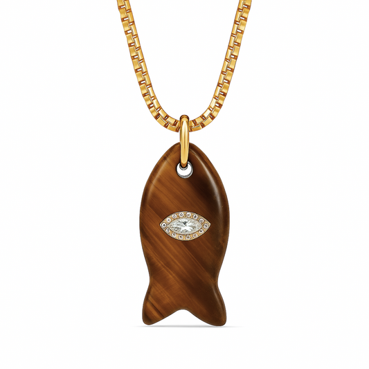 Eden Fish Pendant Necklace