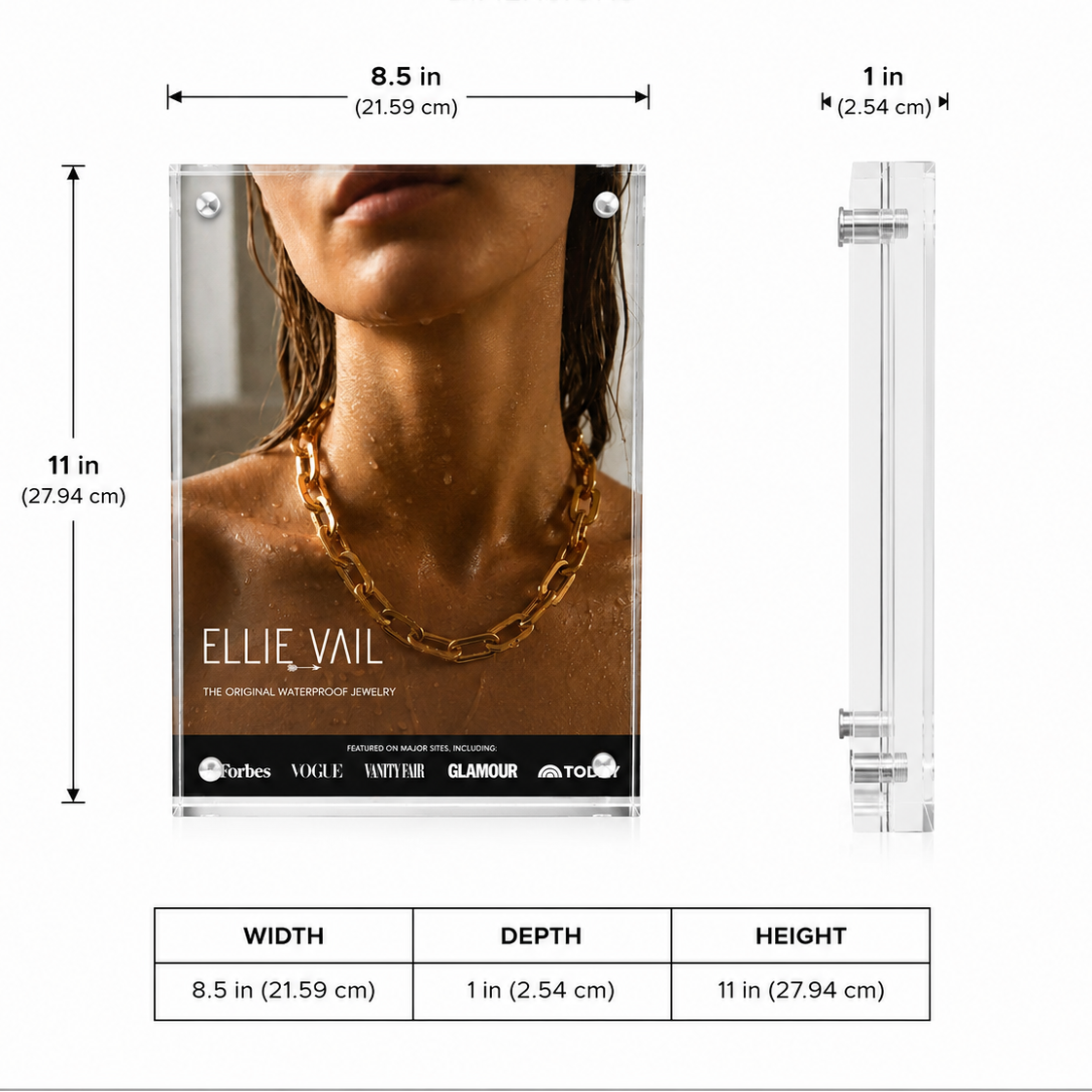Ellie Vail - Large Magnetic Acrylic Flyer Display